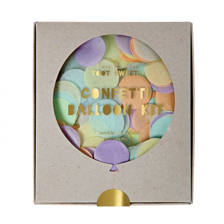 Pastel Confetti Ballon Kit (8u.)