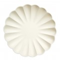 Cream Simply Eco Large Plate  (8u)