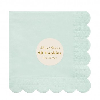 Servilletas Large, menta  (20u.) 2