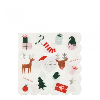 Christmas Icon Napkins Large (16u) 2