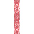 Red dotted narrow ribbon