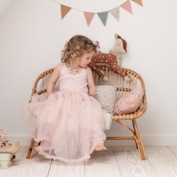 Garland knit 7 flags - Rose 2