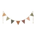 Garland knit 7 flags - Rose