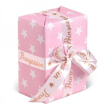 Gift Wrapping Paper - Stars Pink