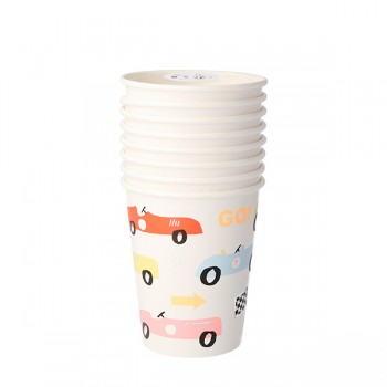 Race Car Party Cups (8u) 2