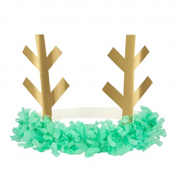 Reindeer Fringe Antler Headbands (Pack 8u) 2
