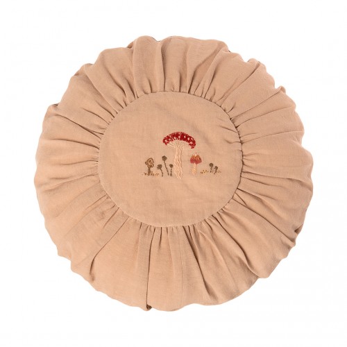 Round Cushion 40cm - Sand Mushrooms