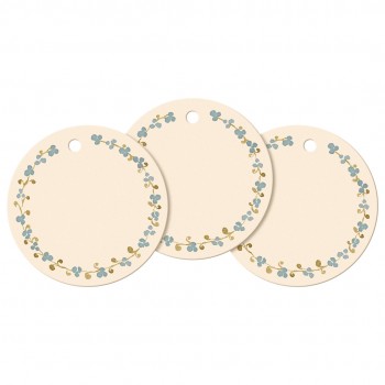 Gift Tags Round - 15 pcs