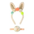 Pompom Bunny Ear Dress Up - 1u.