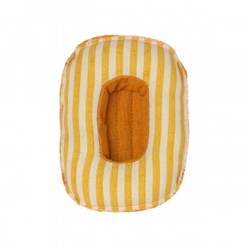 Small Mouse Rubber Boat - Yellow Stripe 2
