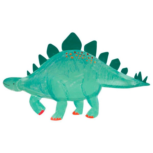 Stegosaurus  dinosaurs Platters - 4u.