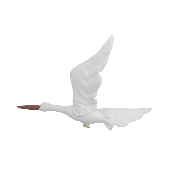 Linen Stork - White