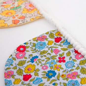 Floral Scallop Fabric Garland - 2.4m 2