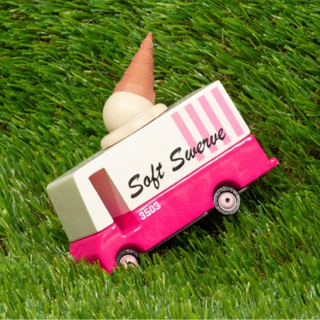 Ice Cream Van - Wooden toy car