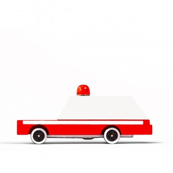 Ambulancia - Coche de madera 2