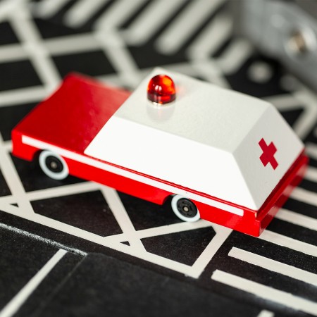 Ambulance - Wooden toy car