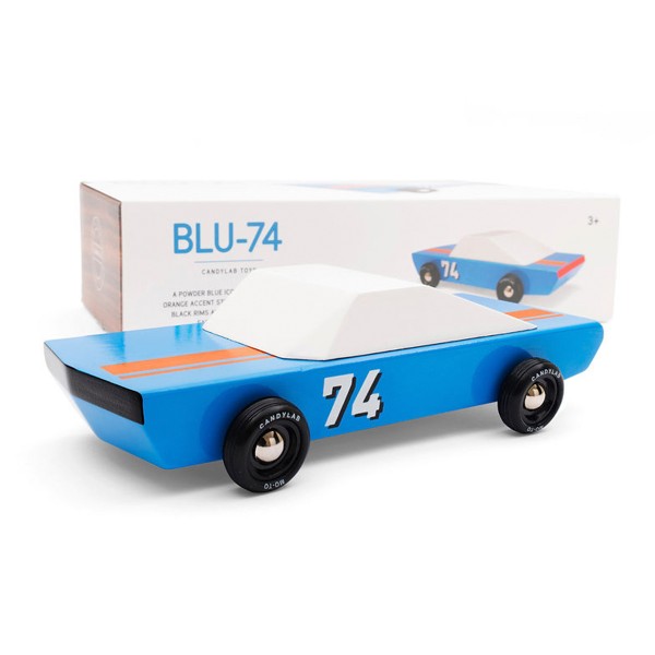 Blue74 Racer - Wooden toy car