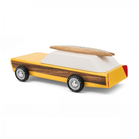 Wood Panel Wagon - Wooden toy car