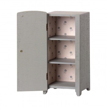 Vintage closet with shelves - Grey/Mint 2