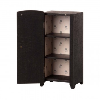 Vintage closet with shelves - Anthracite 2