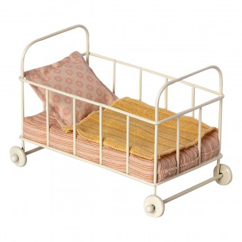 Rose Metal Baby cot - Micro (16cm)