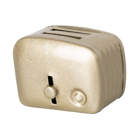 Miniature Toaster&Bread - Silver