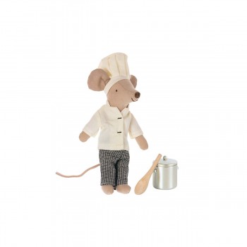 Chef Mouse - With Soup Pot and Spoon