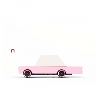 Candy Car Pink - Wooden toy car