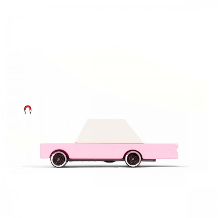 Candy Car Rosa - Coche de madera