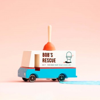 BOB´s Plumbing - Wooden toy van 2