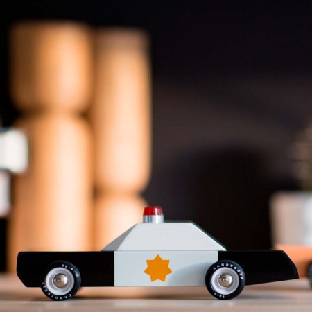 Police Cruiser - Wooden toy car