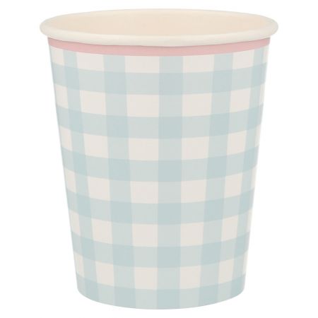 Gingham Cups - 12u