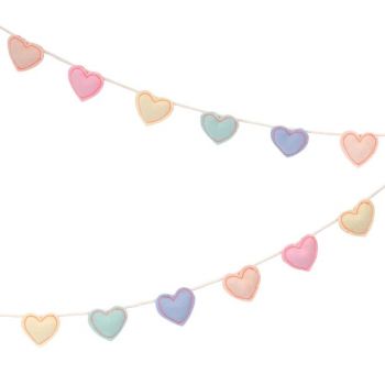 Felt Heart Garland