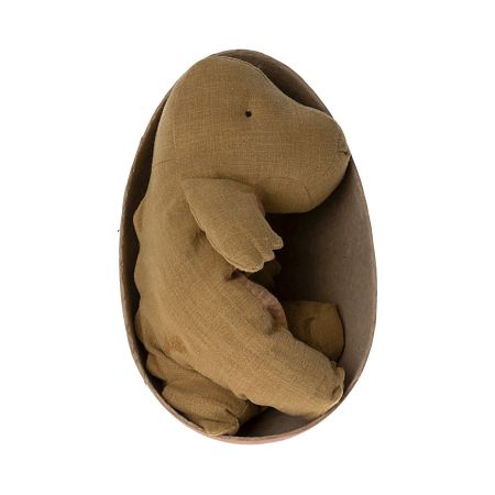 Gantosaurus in egg, Medium - Dark ocher