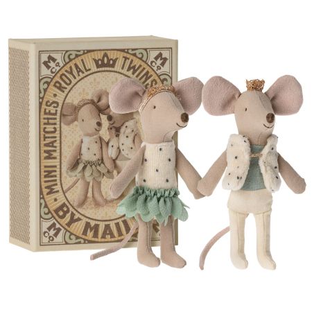 Ratoncitos Príncipes gemelos en su caja - Little (11cm)