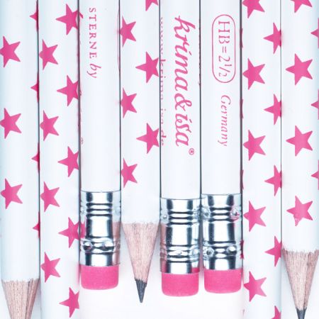 Pencil Stars Pink