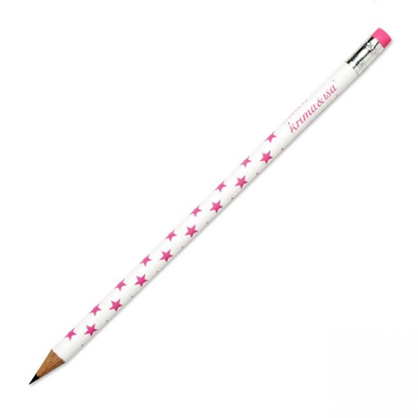 Pencil Stars Pink