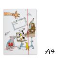 Elasticated Folder Animals - A4