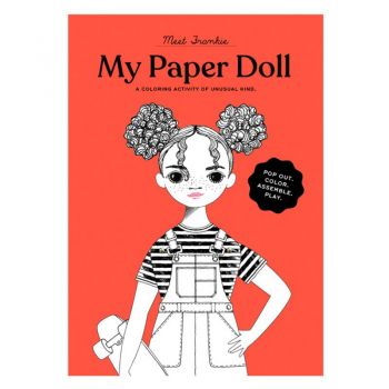 Paper Doll Frankie - Coloring Kit