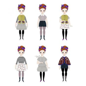 Muñeca de papel Florence - Kit   2