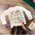 Space Shirt - Coloring Kit - size 4-6