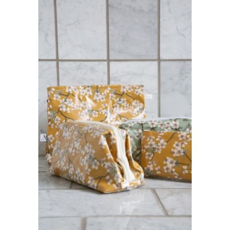Sponge bag foldable - Amalie Mustard