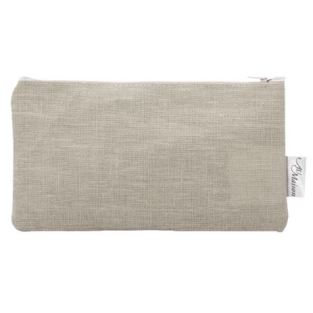 Cosmetic bag - Linen Light Grey