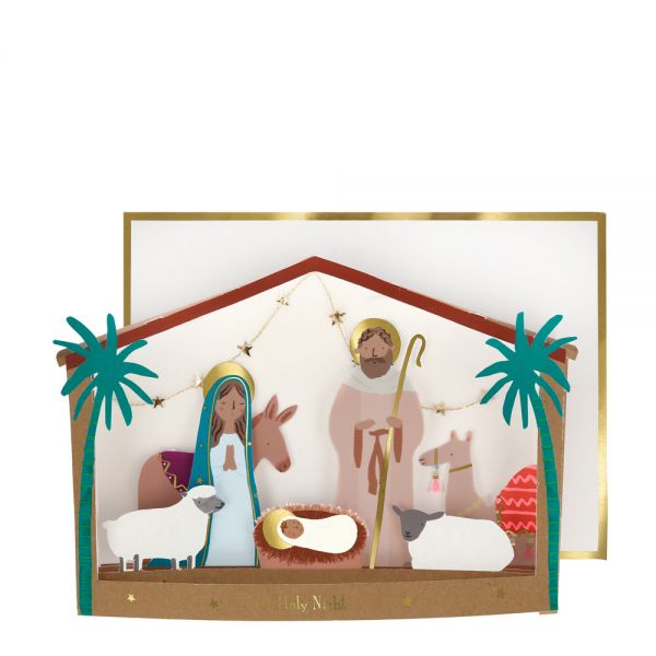 Nativity Diorama Card