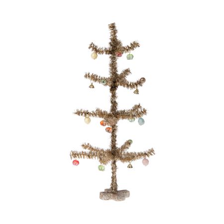 Árbol de Navidad Miniatura - Dorado (25cm)