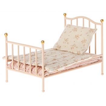 Cama Vintage Ratoncito - Rosa (9cm)