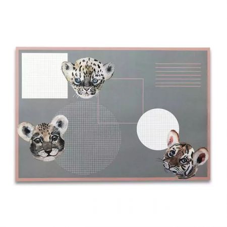 Desk Pad Leopard and friends