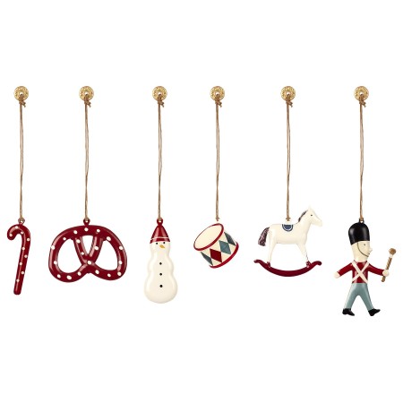 Set of 5 Christmas ornaments