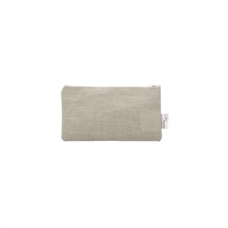 Cosmetic bag - Linen Light Grey