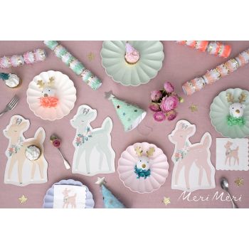 Pastel Deer Napkins - 16u 2